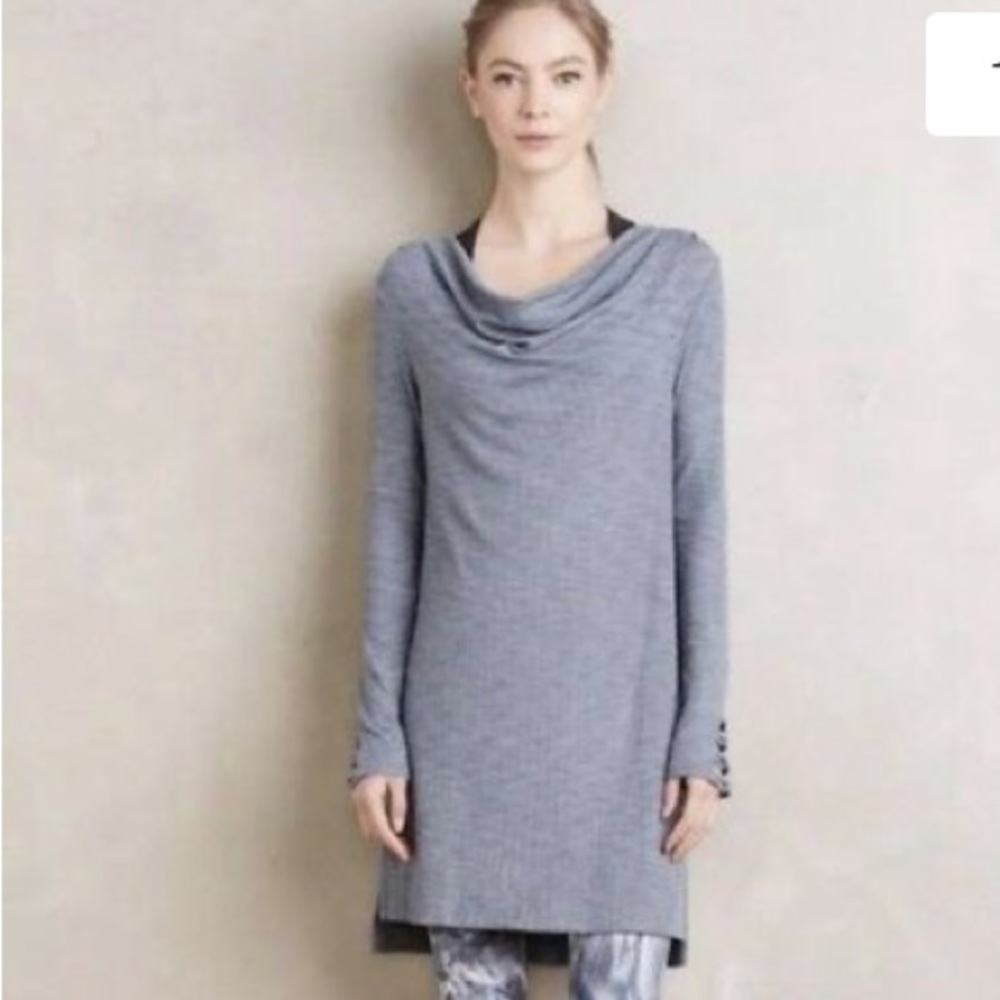 Anthropologie Pure + Good Cowl Neck Tunic
